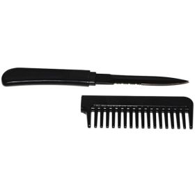 Black Color Comb Metal Knife