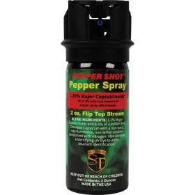 Pepper Shot 1.2%MC 2oz pepper spray stream