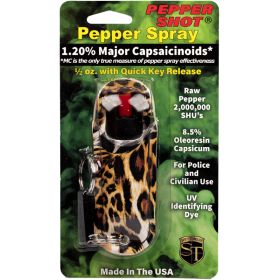 Pepper Shot 1.2%MC 1/2oz Holster Blk/Org