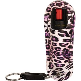 Pepper Shot 1.2%MC 1/2oz Holster Leopard Blk/Prp