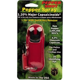 Pepper Shot 1.2% MC  1/2 oz Halo Holster Red