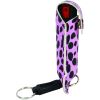 Pepper Shot 1.2% MC 1/2 oz pepper spray keychain blk/pink