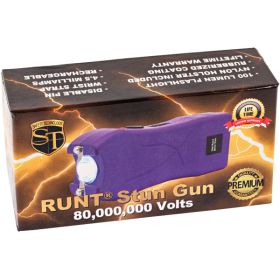 Runt 80,000,000 volt stun gun flashlight Purple