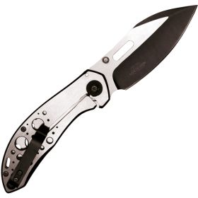 Assisted Open Folding Pocket Knife Black Trim