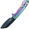 Folding Pocket Knife Rainbow w/ Black Accents