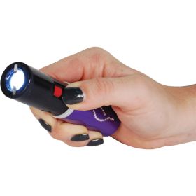 25,000,000 Volt Lipstick Stun Gun Flashlight Purple