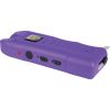 80,000,000 volt Stun Gun Alarm Flashlight Purple