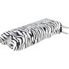 80,000,000 volt Stun Gun Alarm Flashlight Zebra