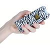 80,000,000 volt Stun Gun Alarm Flashlight Zebra