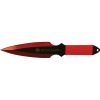 2 Piece Throwing Knife Red Color BioHazard