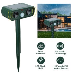 Ultrasonic Animal Repeller Solar Power