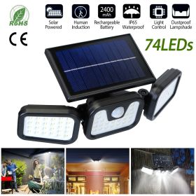 Solar Wall Adjustable Motion Sensor Flood Light