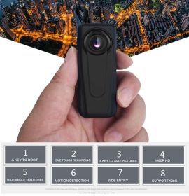 VF1 Motion Detect DV Portable Police Camera