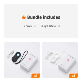 Hidden Camera Detectors (Color: Black+Light White)