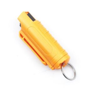 Personalized Self Defense Keychains Suitcase (Color: Yellow, style: Pepper Spray)