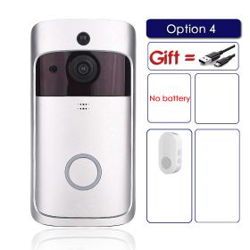 EKEN V5 Smart WiFi Video Doorbell (Color: Option 4, Plug Type: US plug)