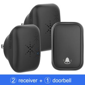 Awapow Waterproof Wireless Doorbell (Color: 1doorbell 2receiver3, Plug Type: US plug)