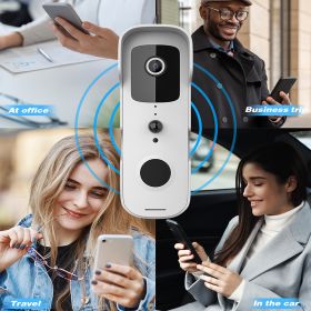 Video Doorbell Intercom Google Alexa (Color: option 2, Plug Type: US plug)