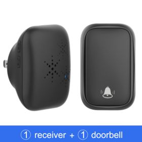 Awapow Waterproof Wireless Doorbell (Color: 1doorbell 1receiver1, Plug Type: US plug)