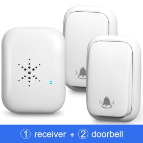 Awapow Waterproof Wireless Doorbell (Color: 2doorbell 1receiver, Plug Type: US plug)