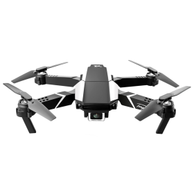 S62 Drone WiFi Collapsible RC Quadcopter (Color&Battery Number: Black/2 Batteries, Camera Pixel: Dual Camera 4K)