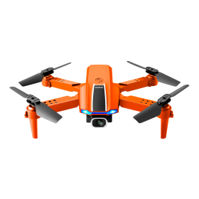 S65 Drone Collapsible RC Quadcopter (Color&Battery Number: Orange/3 Batteries, Camera Pixel: Single Camera)