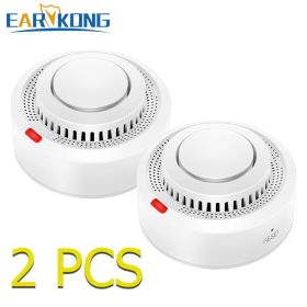 Tuya WiFi Smoke Alarm Fire Protection (Color: 2 pcs, Ships From: China)