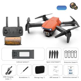 Drone w/Camera 4K HD RC Quadcopter (Color: Orange)