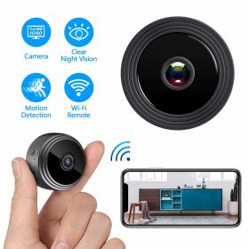 Smart Security Camera - Compact (Color: black with 64G SDcard)