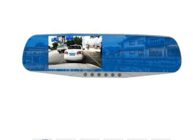 XH302 Smartour Rearview Mirror Dash Cam (Color: Blue)