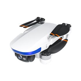 Mini Foldable GPS Quadcopter Drone HD Camera (Color: White)