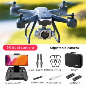 V14 2022 Drone 6k pro HD Wide Angle Camera (Color: 6K Dual 2B Bag)