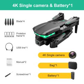 KK3 Pro Mini Drone 4K Profession HD Dual Camera (Bundle: 4K, Color: Single Camera 1 B)