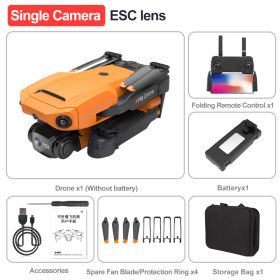 P8 Drone 4K With ESC HD Dual Camera 5G Wifi FPV (Color: Single OR ESC 1B)