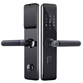 Fingerprint or key entry door lock (SPECIAL FEATURES: TAMPER ALARM, TYPES: FINGER PRINT)