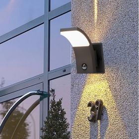 Inowel Outdoor Wall Light w/ Motion Sensor (Color: Grey)