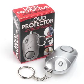 Loud Protector Personal Alarm (Color: Silver)