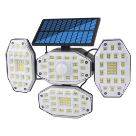 Solar Motion Sensor Security Light (Color: as  picture)