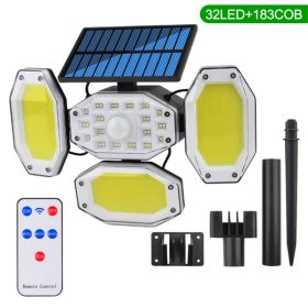 Solar Motion Sensor Security Light (Color: As pic)